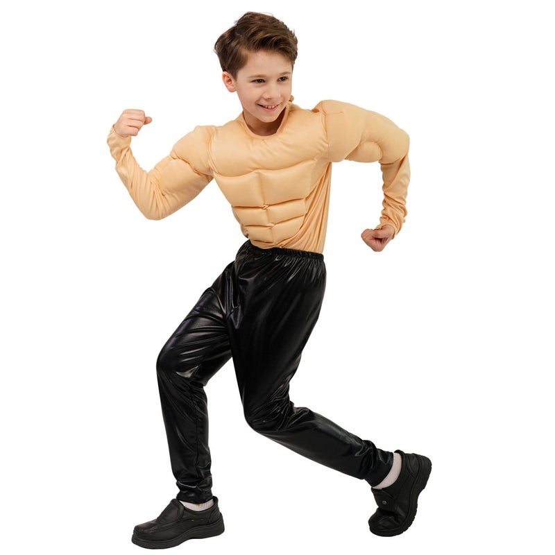 DSplay Kids Boy Muscle Shirt Costume (4-6Y) - Image 4
